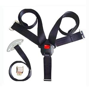 Baby Highchair Stroller Pushchair 5pt 5 Point Harness with Locking Buckle Adjustable Straps, Belt Width 38mm/1.5in, Shoulder Belt Length 44.8in
