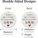 3 x Gifts for Friends Women, Friends Christmas Ornaments, Bestie Gifts for Women, Best Friend Ornament Ceramic Ornament