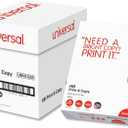 Universal Multipurpose Paper, 96 Bright, 20 lb Bond Weight, 8.5 x 11, Bright White, 500 Sheets/Ream, 5 Reams/Carton