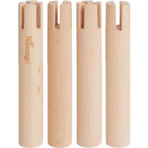 Niteangel Set of Beech Stilts for Elevating & Safely Setting Niteangel Multi-Chamber Series Maze House (Set of 4 Stilts (5.9'' H))