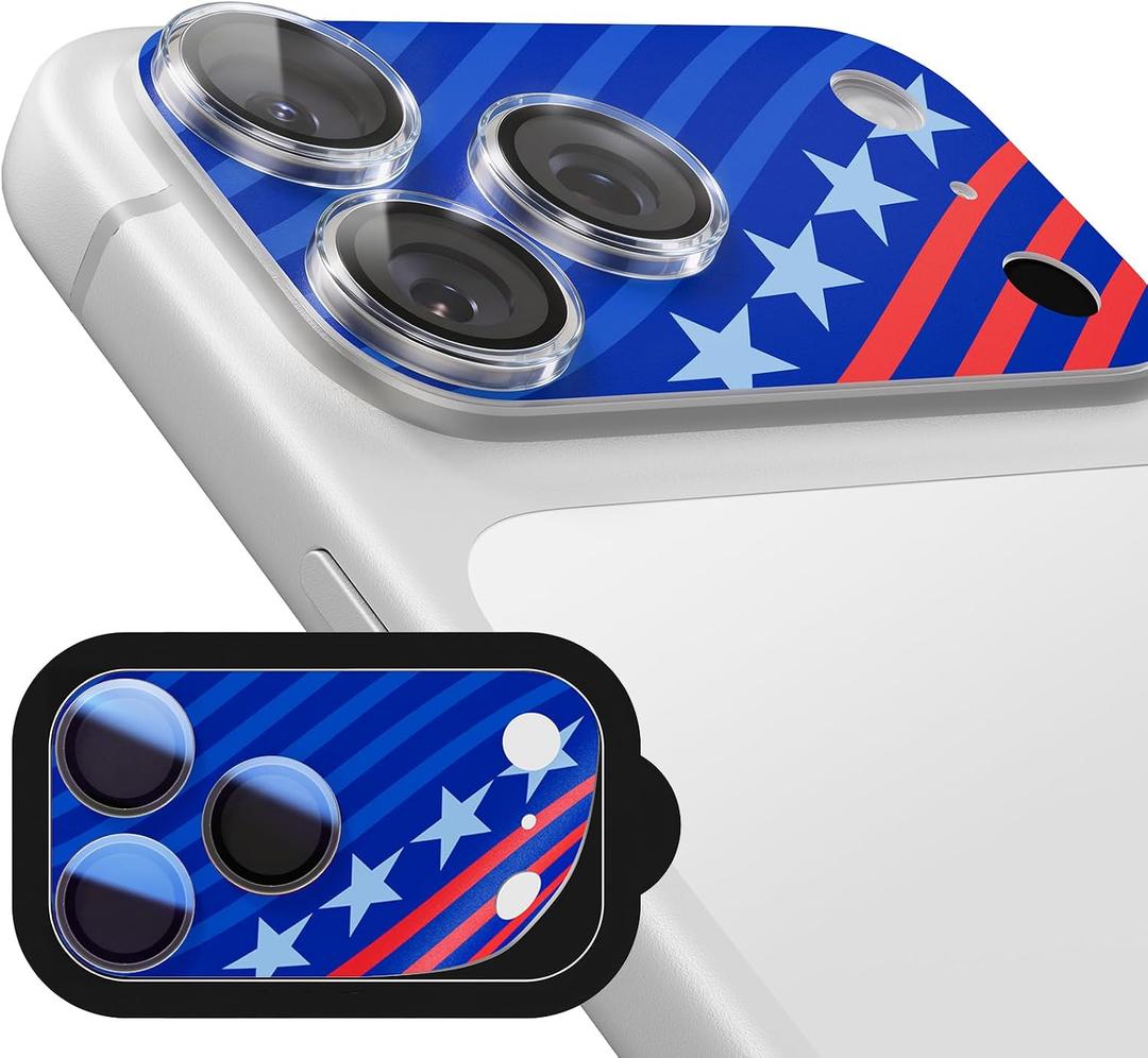 TORRAS Football Limited Edition for iPhone 17 Pro Camera Lens Protector, Ultra Clarity, Military-Grade 9H+ Aerospace Glass, Anti-Scratch, Ultimate Durability, Easy Installation, Starlight, 1 Pack