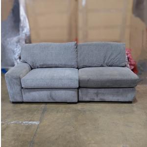 Sectional Sofa, Grey, 87"L x 38"W x 38"H