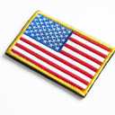 3 x stidsds 2 Pack American US Massachusetts Flag Patch USA Massachusetts MA State Flags Embroidered Patches United States Flags Military Tactical Patch for Clothes Hat Backpacks Pride Decorations
