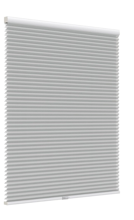 LazBlinds No Tools No Drill Cordless Cellular Shades, Light Filtering Honeycomb Shades Pleated Blinds for Window Size 30" W, Grey