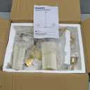 Boho Caged Modern 2 Light Chandeliers for Dining Room, Gold Linear Light Fixture with White Pleated Fabric Shade, Traditional Pendant Lights for Kitchen Island, Restaurant