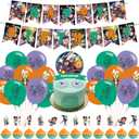 The Owl House Birthday Party Decorations, Owl House Cartoon Theme Party Supplies set with Happy Birthday Banner, Cake Cupcake Toppers, Balloons for Adult Party Favors