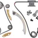 9-4201S Engine Timing Chain Kit Replacement for Buick Regal LaCrosse Chevy HHR Malibu Cobalt Equinox GMC Terrain Pontiac G5 G6 2.0L 2.2L 2.4L 2006-2017 12680750 9-4201SX