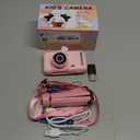 Makolle Upgrade Kids Selfie Camera,Chritmas Birthday Gift for 3-9 Years Old Girls,Portable Toy for 3 4 5 6 7 8 9 Year Children,Toddler 1080HD Digital Video Camcorder Camera with 32G SD Card Pink