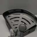 VOLPONE Corner Shower Caddy Suction Cup Shower Shelf Corner No Drilling Bathroom Shower Organizer Storage Rack Adhesive with Towel Bar Hooks (2-Pack, Matte Gray)