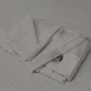 White Sheer Curtains 84 Inches Long Set 2 Panels Grommet Pair Faux Linen Semi Transparent Drape Tulle Gauze Voile Window Sheer Curtains for Bedroom Living Room Dining Wide 52 Length Solid Pack White