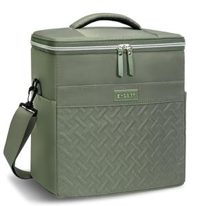 Stillithou Insulated Cooler Bag for Men Women, 45 Cans Large Capacity Waterproof Coolers, Soft Portable Cooler Box for Beach Travel Camping Picnic Work, Green