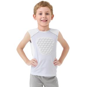 Dreammonkey 3T-9Y Toddlers Baseball Chest Protector Padded Compression Shirt Softball Lacrosse Rib Heart Sternum Guard
