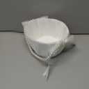 Flower Girl Basket for Wedding,Ivory Flower Girl Baskets,Pearl Handle Small Bow Flower Basket,for Weddings,Parties and Home Decor