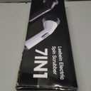 Leebein Electric Spin Scrubber, 2025 New Cordless Cleaning Brush Bathroom Scrubber, IPX7 Waterproof Shower Scrubber with 7 Brush Heads, Extendable Long Handle and 2 Speeds Scrubber for Bathtub Floor (Black)