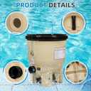 170018 Filter Tank Bottom Assembly Replacement for Pentair Swimming Pool Fns Plus Pool FNSP60 and Spa DE,60 Sq.Ft Filter Tank Bottom