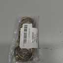 Ivilon Drapery Eyelet Curtain Rings - 1.7" Ring Loop for Hook Pins, Set of 14 - Warm Gold