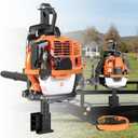 Heavy Duty Backpack Blower Rack, Leaf Blower Rack Holder for Trailers, Backpack Blower Storage Holder with Adjustable Holding Base for Open or Enclosed Lawn & Landscape Truck & Trailer Rack, Black