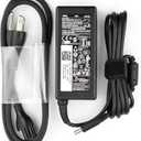 Dell Original Replacement AC adapter 65W 4.5mm Tip New Genuine OEM for Dell Inspiron 5551, Inspiron 5555, Inspiron 5558, Inspiron 5755, Inspiron 5758, Inspiron 7348, Inspiron 7558.