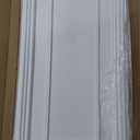 Art3d Drop Ceiling Tiles, 24x48in. White (12-Pack), Polyvinyl Chloride (PVC), Glue Down