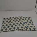 Sage Green Blue Floral Block Print Pillow Covers 18x18 Set of 2 Spring Flower Pattern Decorative Throw Pillowcases Outdoor Rustic Farmhouse Square Cushion Cases Decor for Home Couch Sofa Bed