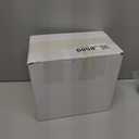 Henoyso 5 x 8 Inch Index Card Holder Set, Bamboo Organizer Box with 50 Dividers & 2 Sheets Alphabet Number Stickers File Note Holders, Holds 1200 Cards for Office Business Home Kitchen, Wooden Color