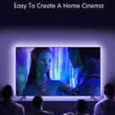 2 x LED Strip Lights for TV, USB TV Backlight Kit with Remote, APP Control Sync to Music, 5050 RGB LED Bias Lighting for HDTV, PC and Mirror (16.4ft for 55"-75" TV)