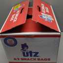 Utz Ripples Original Crispy Chips Made from Fresh Potatoes, 42 Count, Crunchy Individual Snacks to Go, Gluten Free Snacks, brand is Utz, variation theme is Flavor that is Ripples Original, Size that is 42 Count (Pack of 1). bb 2/16/26