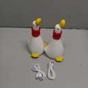 Duck Night Light Silicone Cute Dorm Bedroom Home Decor Night Light for Breastfeeding Squishy Duck Nightlight Cordless Rechargeable Dimmable Touch Fun Bedside Desk Lamp for Christmas Gifts (Twin Ducks)
