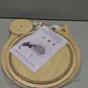 Natural Sisal Cat Scratcher, Round Cat Toys for Indoor Cats Interactive Toys with Ball Track Spring Ball, Kitten Toys for Chasing Hunting Mental Physical Exercise Puzzle