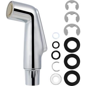 Hygie Rinse Kitchen Sink Side Sprayer Head Replacement Universal Sink Sprayer Attachment Compatible with Delta, Moen, Kohler OEM Brand, Kitchen Sink Faucet Sprayer Head, Chrome Finish
