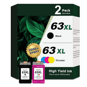Ankink Ink Cartridge Replacement for HP Ink 63XL