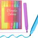 3 x YISAN Highlighters Pastel No Bleed,Assorted Colors Bible Pens,Aesthetic,Soft Tip for Book,Journal,70962 (Classic and Pastel)