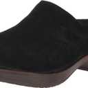 Bella Vita Women's Motto Slip on Clog (6, Black Suede Leather)