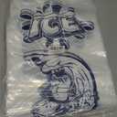 50 Pack Ice Bags 8 lb, Heavy-Duty Ice Bags with Drawstring(2 Mils Thickness)