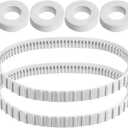 Menkxi 6 Pack Pool Cleaner Accessories Compatible with Maytronics Dolphin Robotic Pool Cleaners 4 Climbing Rings Replacement 6101611-R4 2 Robot Timing Track 9983152-R2