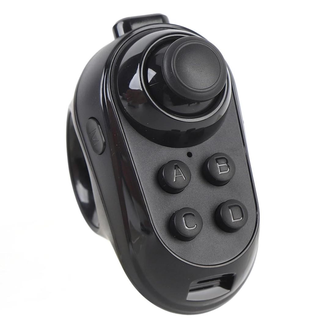 PUSOKEI Wireless VR Controller Ring, Bluetooth Gamepad for VR Glasses PC Phone Tablet, with Joystick for Gaming Photography Page Turning Mouse Audio Control
