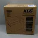 KBS 17-in-1 Bread Maker-Dual Heaters, 710W Machine Stainless Steel with Gluten-Free, Dough Maker,Jam,Yogurt PROG, Auto Nut Dispenser,Ceramic Pan& Touch Panel, 3 Loaf Sizes 3 Crust Colors,Recipes