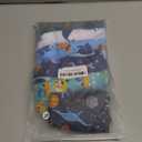 6 Packs Waterproof Potty Training Plastic Underwear Covers for Potty Training Pants and Good Elastic Rubber Pants for Toddlers Disposable Diapers Boys 4t