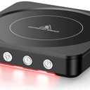 Mug Warmer - 36W Coffee Mug Warmer for Desk with Temperature Display, 2-12Hrs Auto Shut Off, Smart Candle Warmer - Ideal Coffee Gifts Accessories Keep Beverages Coffee Warmer (Black)