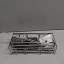 Aitatty Over the Door Hanging Shower Caddy: Rustproof Hanging Organizer over the Door - No Drilling Bathroom Rack for Inside Shower Chrome