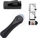 Professional Page Turner Remote for Kindle & iPad | 2-in-1 Wireless Clicker for Effortless Reading & Camera Shutter (Black)-Ginzeca