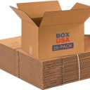 BOX USA Shipping Boxes 16"L x 13"W x 10"H, 25-Pack Medium Corrugated Cardboard Boxes for Shipping, Mailing, Packing, Packaging and Storage