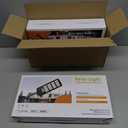 Solar Street Light Outdoor Waterproof, Motion Sensor Solar Powered Light, Dusk to Dawn LED Solar Parking Lot Flood Light for Outside, Yard, Garden, Path-4PC