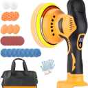 Cordless Car Buffer Polisher for Dewalt 20V Battery DCB206, Orbital Polisher with 6 Variable Speed, Power Polisher Replace DCM849B for Car Detailing/Polishing/Waxing(Battery Not Included)