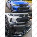 Front Lip Compatible with BMW G20 3 Series M Sport LCI 2023-2026 330i 330e M340i & xDrive Models, Air Dam Lower Chin Bumper Spoiler Splitter, Protection Body Kit (Carbon Fiber Pattern)