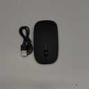 SUNGI Bluetooth Mouse for Laptop/MacBook/iPad/Android PC,Rechargable Quiet Slim Wireless Mice Compatible with Windows/Linux/Tablet,Black