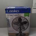 Lasko Oscillating Table Top Fan, Portable, 3 Quiet Speeds, for Bedroom, Kitchen and Office, 17", Bronze, R12210