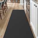 DEXI Kitchen Floor Mats Cushioned Anti Fatigue, 23x71, Large Wide Standing Runner Rug Waterproof, Comfort Memory Foam Padded for Front Sink Laundry, Black