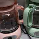 Set of 2 MÜELLERHOME 12-Cup Drip Green Coffee Maker, Borosilicate Carafe, Auto-Off, Reusable Filter, Anti-Drip, Keep-Warm Function, Clear Water Level Window, Green Kitchen Accessories & Décor Green & Pink 