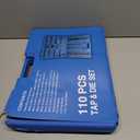 EilxMag 110PCS Tap and Die Set, Metric Tap and Die Rethreading Kit, Thread Chaser Set for Cutting External and Internal Threads,Metric Size M3 to M16 with Storage Case (Pakage)